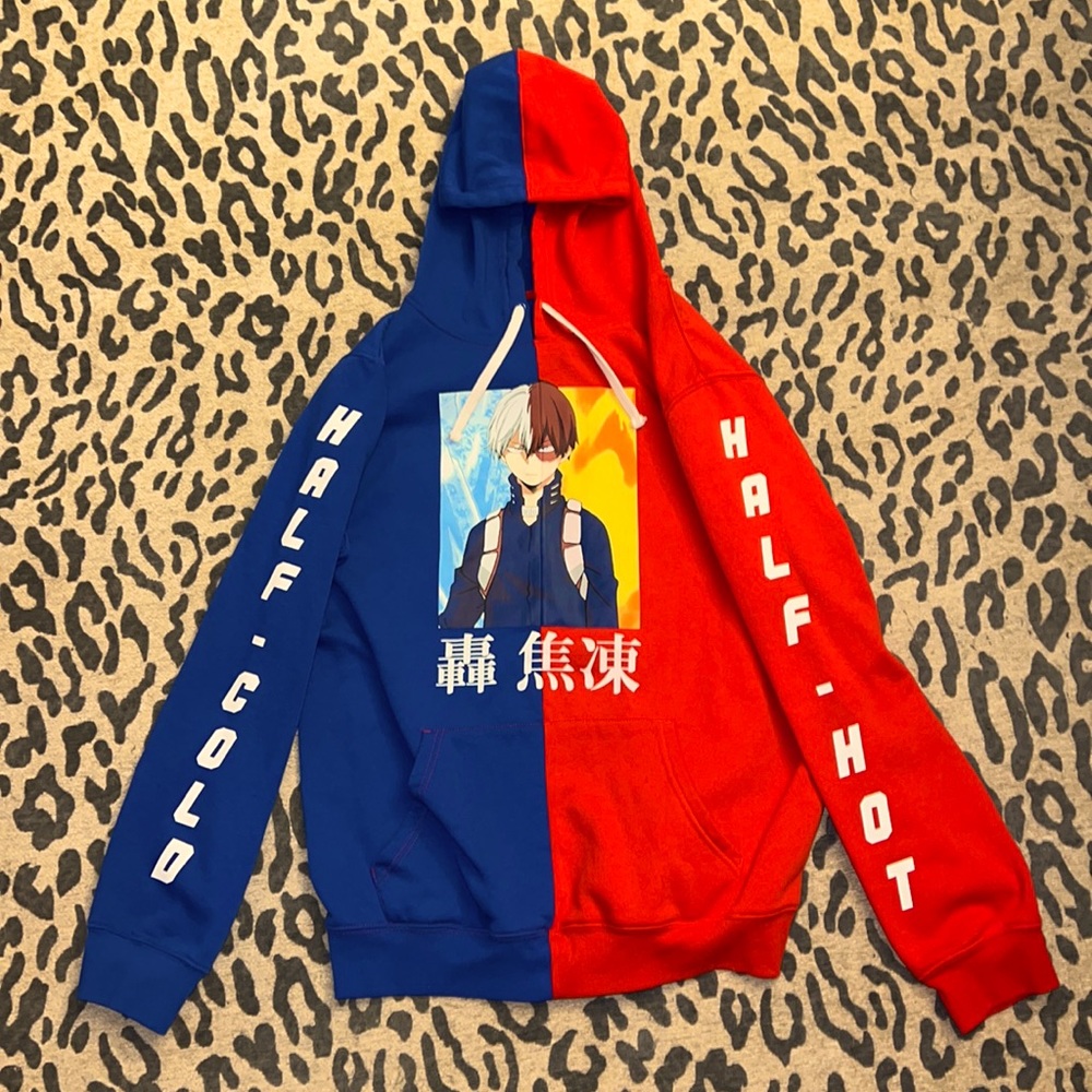 Todoroki Half Hot / Half Cold Hoodie 🔥❄️ MHA